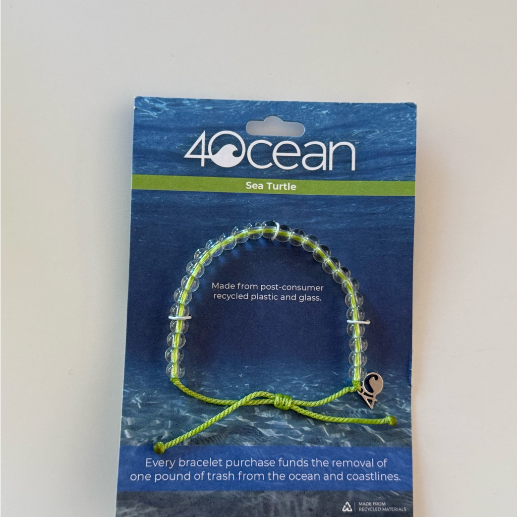 4ocean Sea Turtle Bracelet - Green